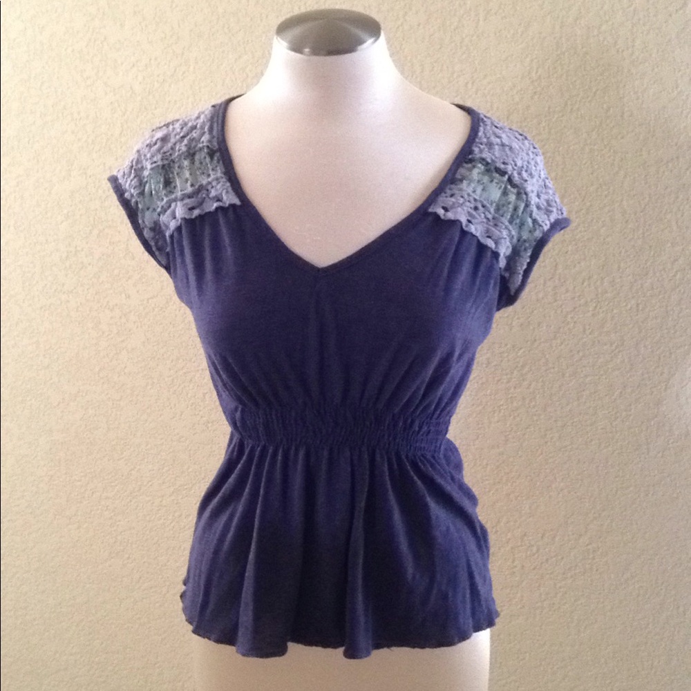 🔵MOVEOUT SALE🔵 Blue cotton loose shirt